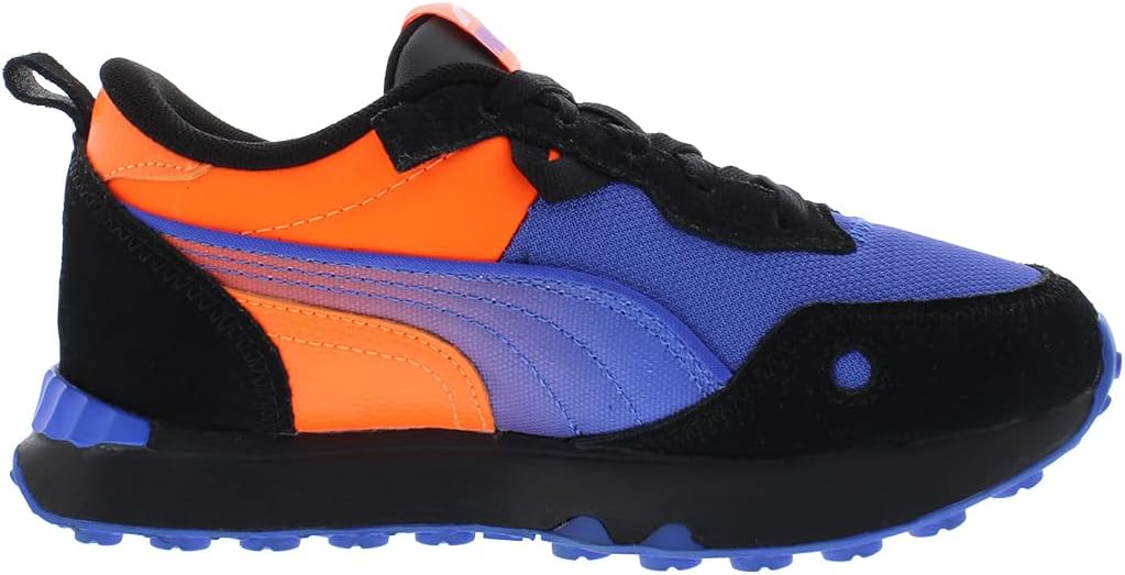 Детские кроссовки PUMA Boys Rider Fv Future Vintage на шнуровке, повседневные - серые — фото 3