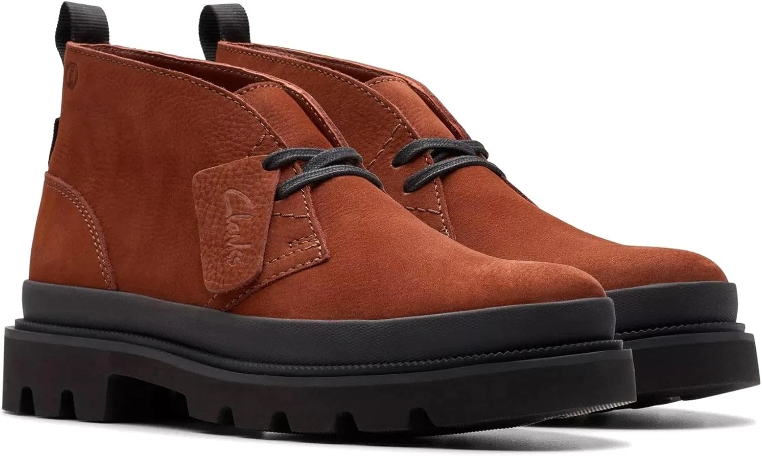Мужские ботинки Clarks Badell DB, коричневый — фото 2