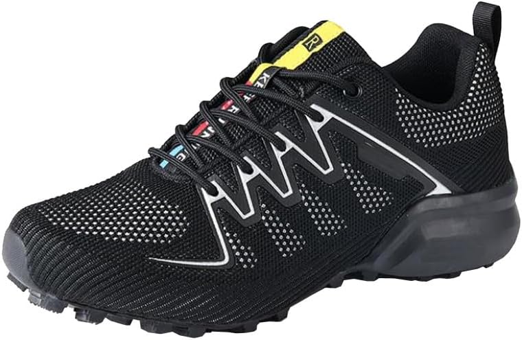 

Мужские походные кроссовки водонепроницаемые дышащие для трейлового бега и пеших походов Heelvirtuosa, черный