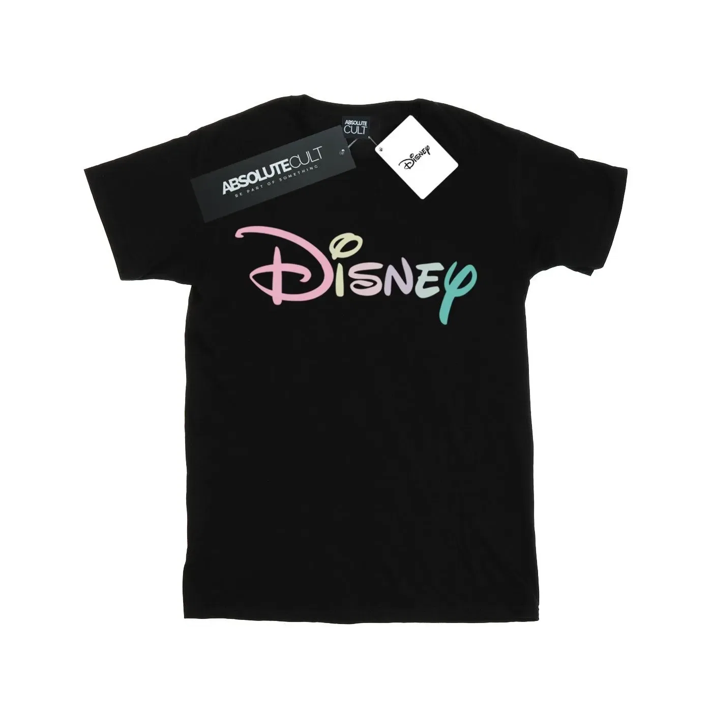 Футболка детская с пастельным логотипом Disney, черный — фото 2
