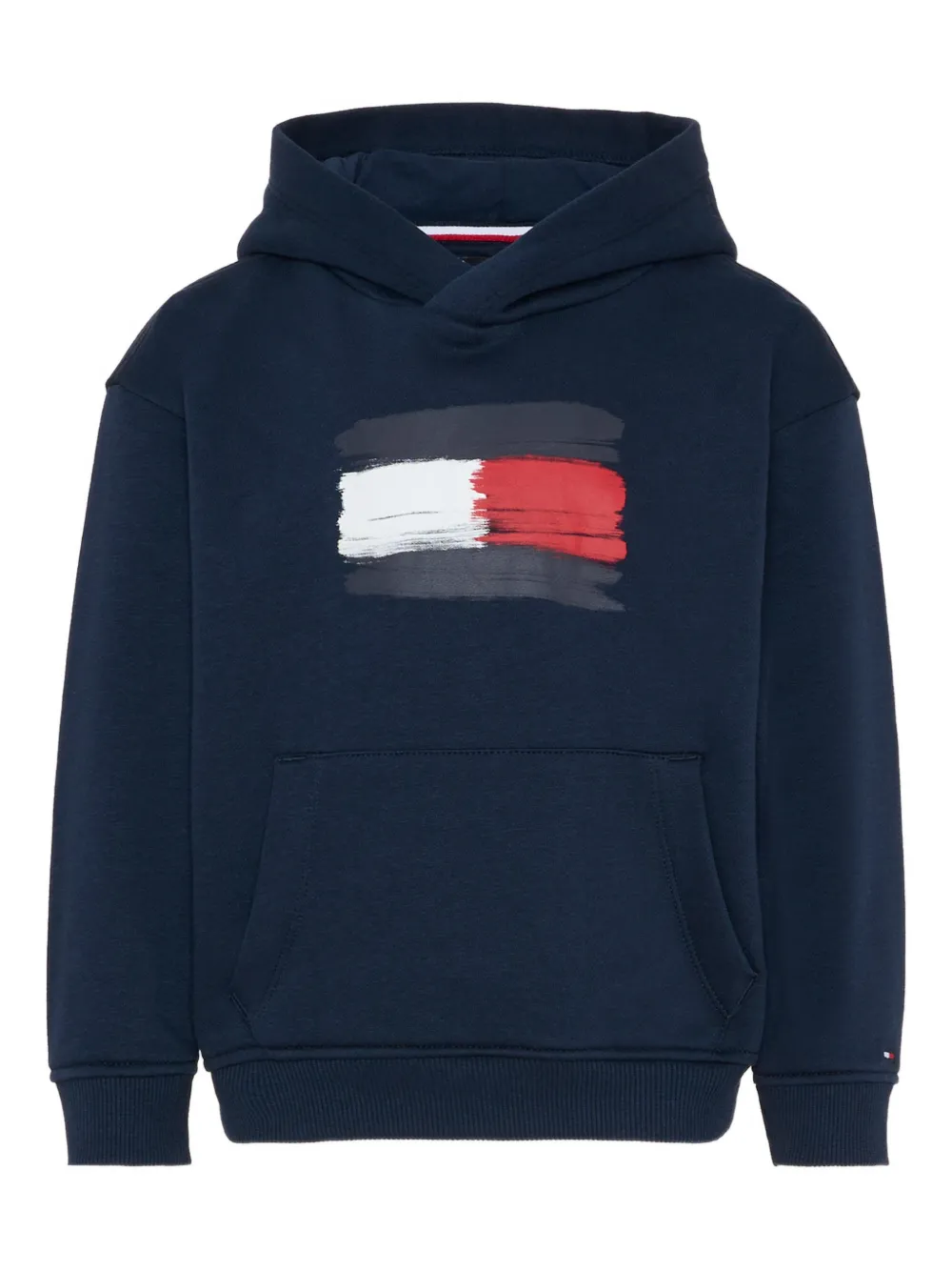 Худи с длинными рукавами и принтом логотипа Tommy Hilfiger Junior, синий