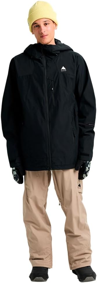 

Куртка Burton Men's Reserve 2L 20K для сноуборда и горнолыжного спорта, True Black, Черный, Куртка Burton Men's Reserve 2L 20K для сноуборда и горнолыжного спорта, True Black