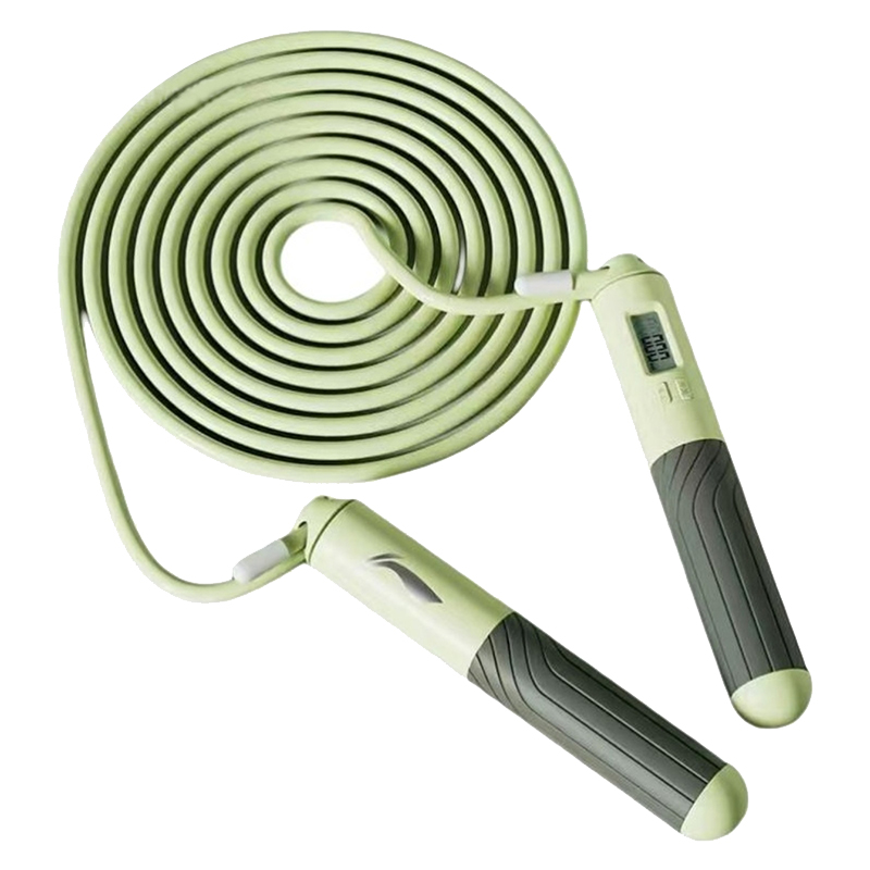 

Скакалка ABS пластик PVC+стальной трос унисекс 2,8 м LINING, зеленый