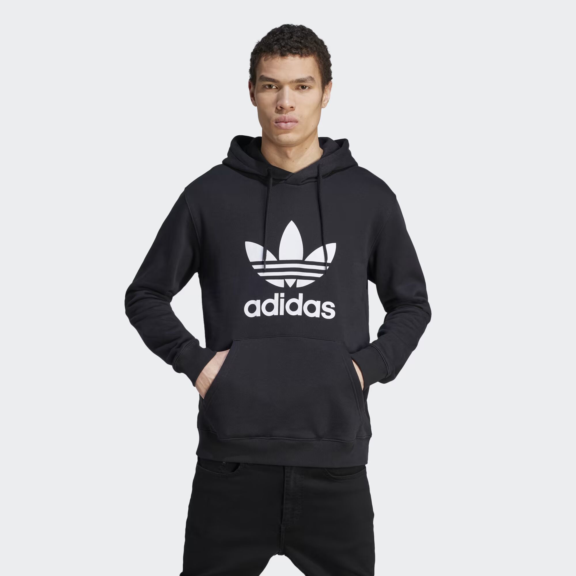 

Толстовка Adicolor Classics с трилистником Adidas, цвет Black/White