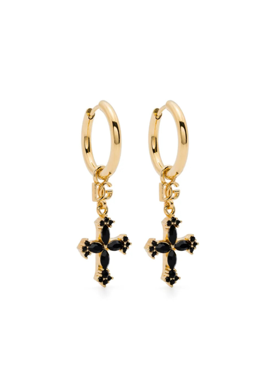 

Dolce & Gabbana серьги-кольца с подвесками, золотой