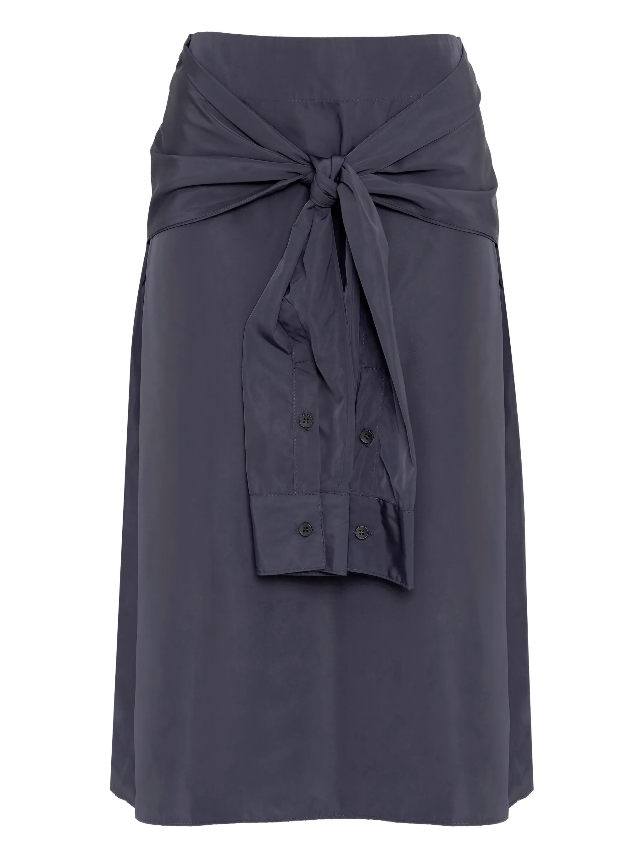 

Юбка миди Formula с завязками Uma | Raquel Blay, синий