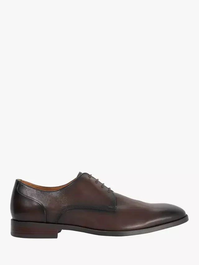 Кожаные туфли-оксфорды с широкой подошвой Dune Sole Dune London, Dark Brown