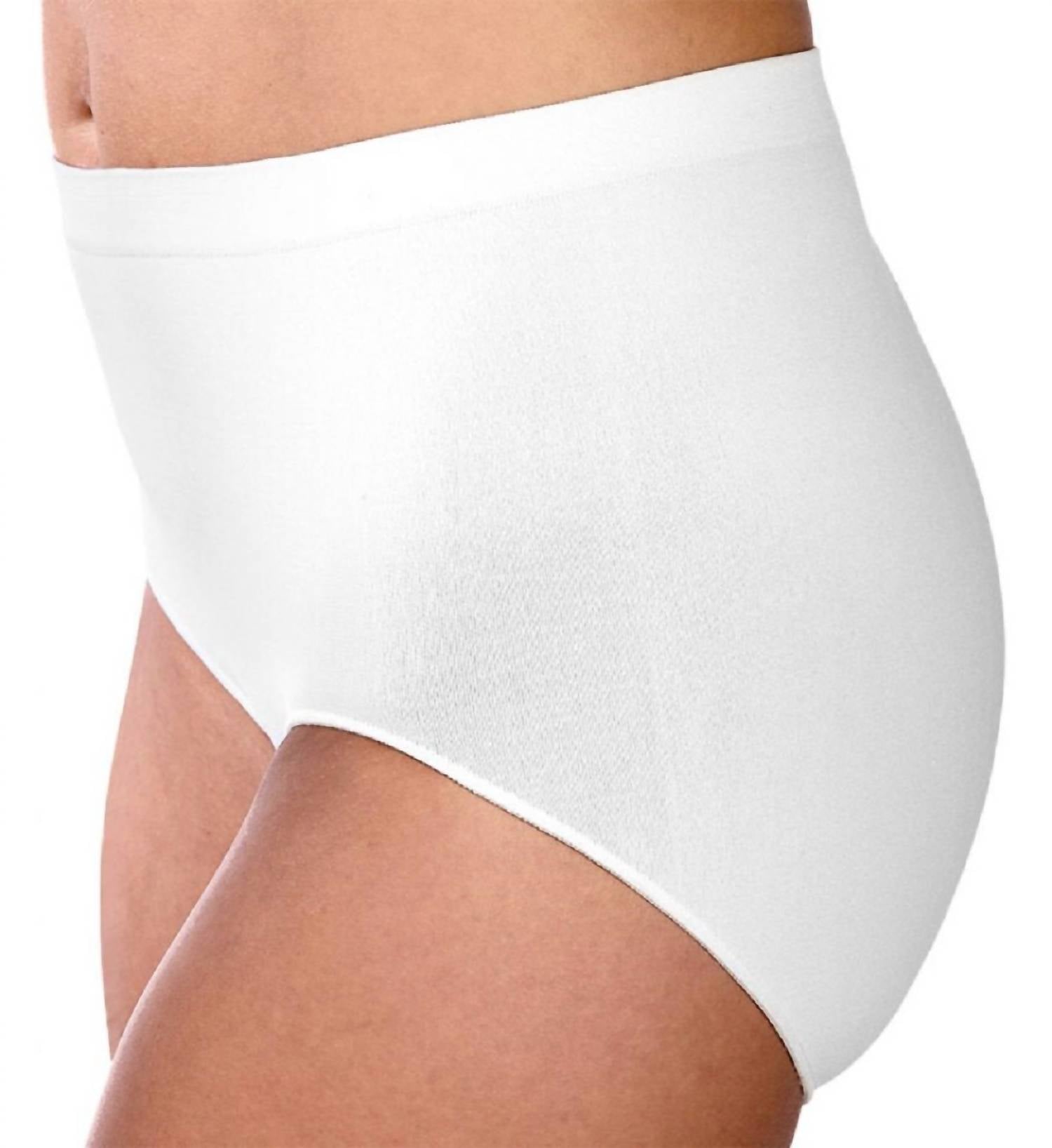 

Бесшовные трусы белого цвета Fresh Comfort