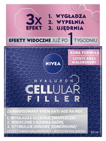 Подарочный набор Cellular Filler: дневной крем против морщин 50 мл + ночной крем против морщин 50 мл Nivea — фото 3