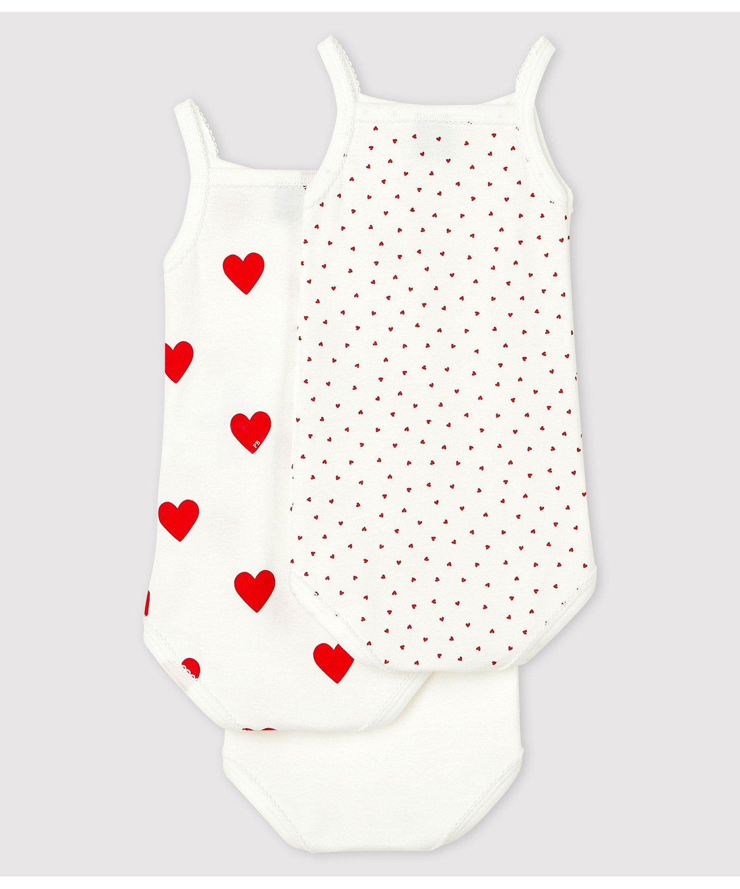 Комплект из 3 боди с принтом в виде сердечек PETIT BATEAU, Color 1 — фото 2