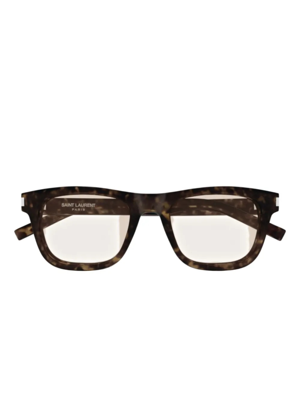 

Солнцезащитные очки с гравировкой логотипа Saint Laurent Eyewear, коричневый