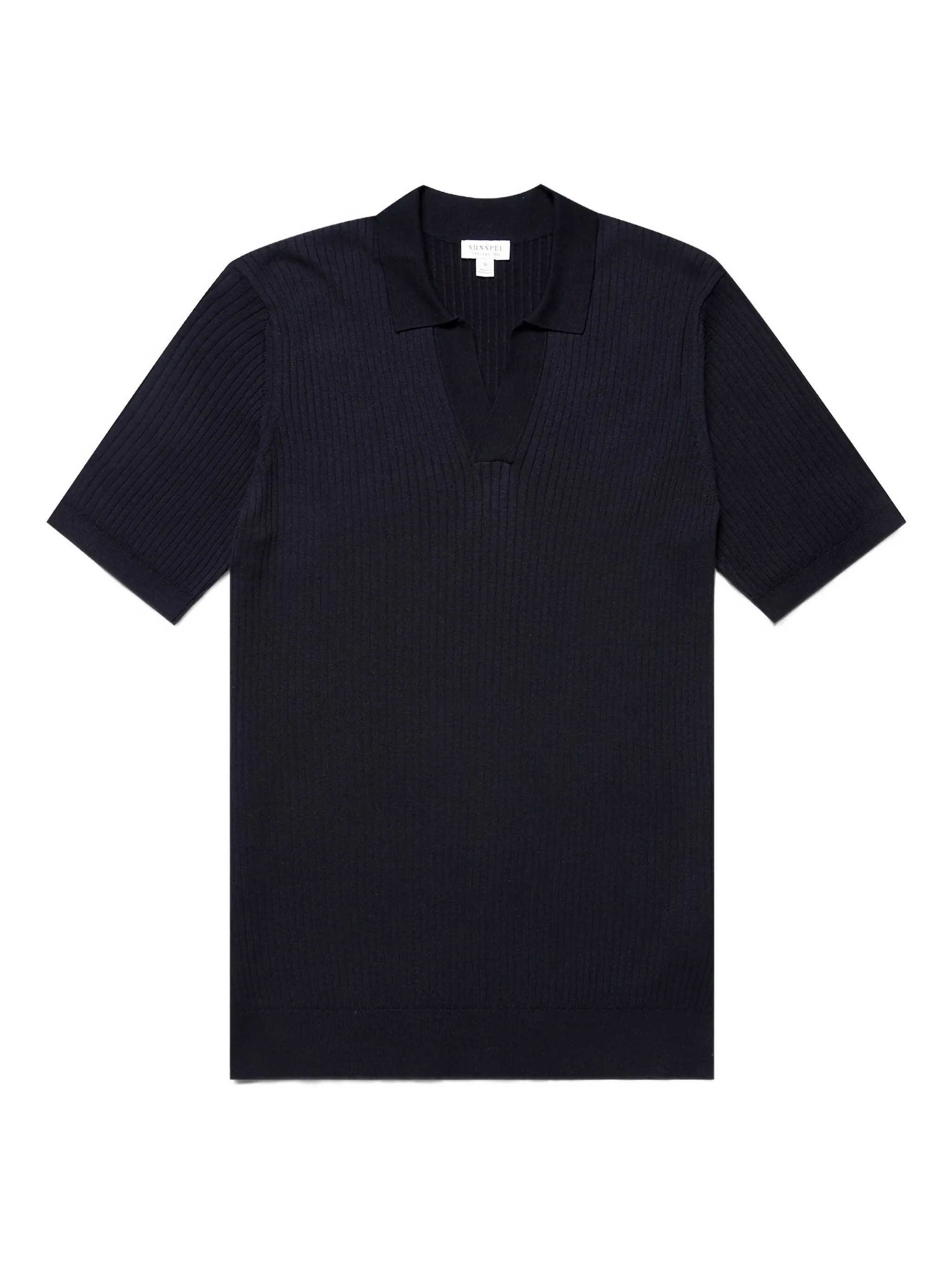 

Футболка в рубчик Sunspel, синий