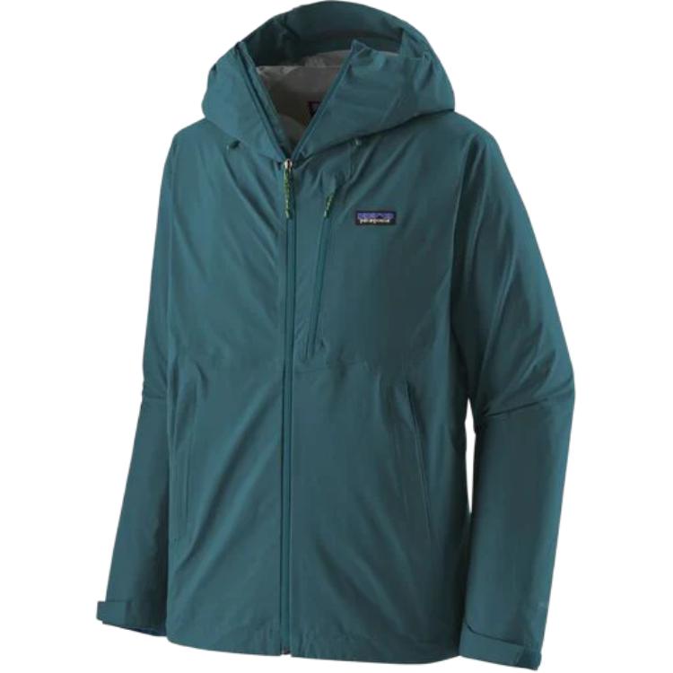 

Patagonia Водонепроницаемая куртка с капюшоном, Tide Cyan/Tidal Teal