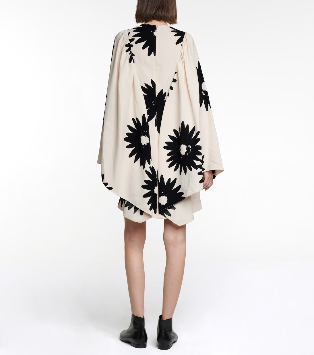 Мини-платье Luciana с цветочным принтом Stella McCartney, кремовый — фото 3