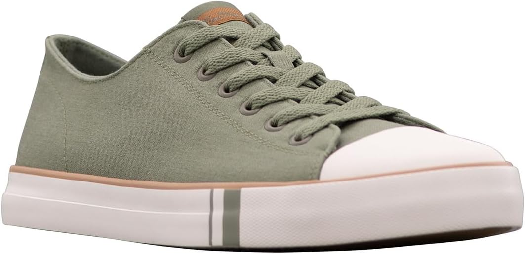 Мужские кеды Ben Sherman Mens Hadley Lo, кремовый/оливковый — фото 3