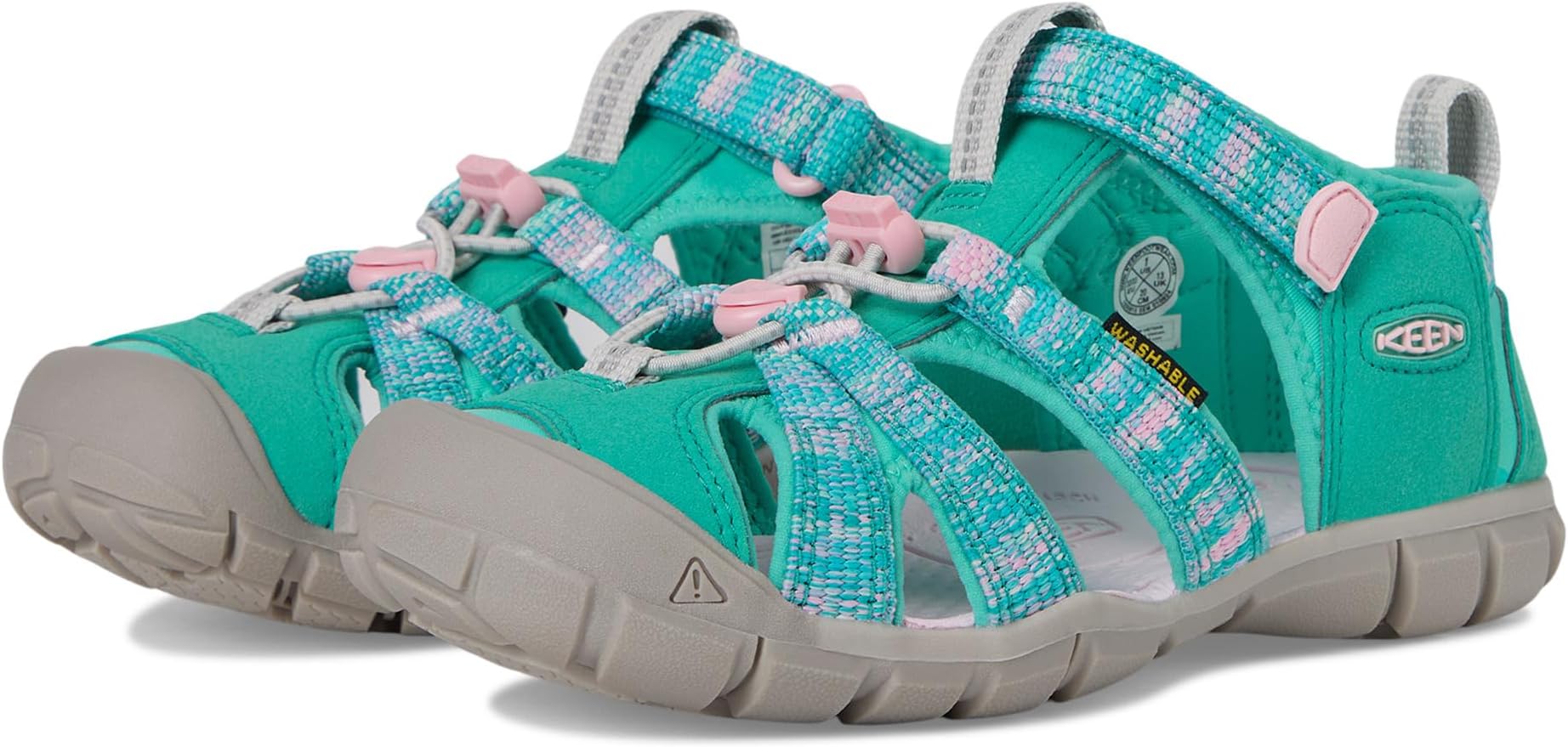 

Сандалии KEEN Kids Seacamp II CNX, Bright Aqua/Pink-A-Boo