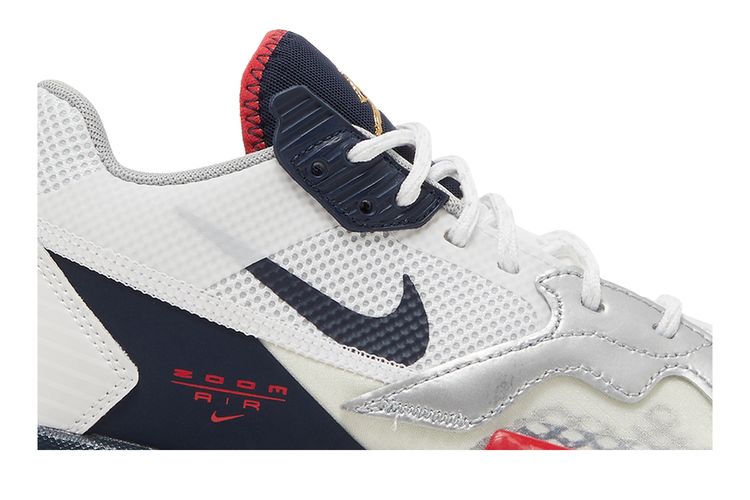 Кроссовки Jordan Zoom '92 GS 'Olympics', белый — фото 2