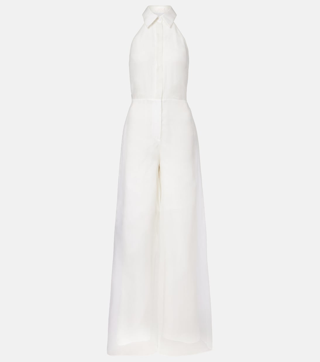 

Полупрозрачное шелковое платье Tunca Max Mara, Bianco Seta