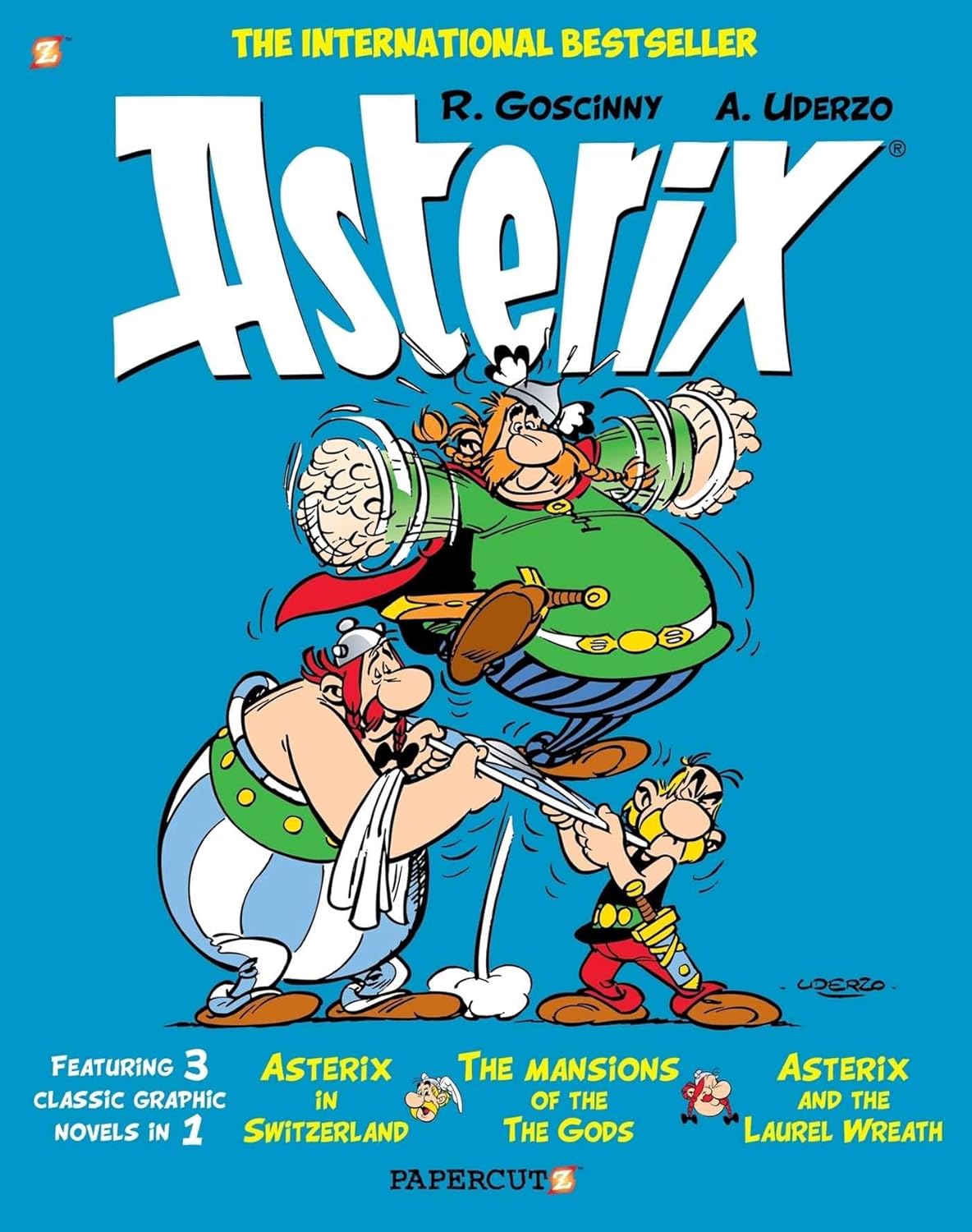 

Asterix Omnibus Vol. 6: Collecting Asterix in Switzerland, The Mansions of the Gods, and Asterix and the Laurel Wreath (Papercutz)