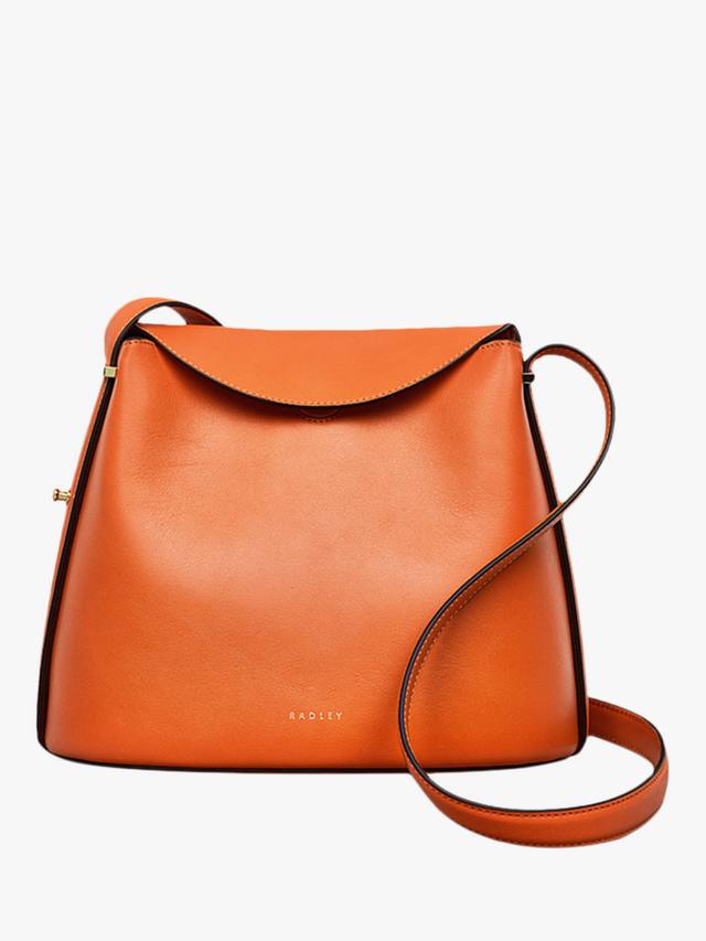 

Маленькая кожаная сумка кроссбоди Lattimer Place Radley, Orange Peel