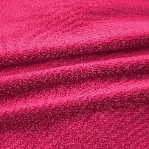 Женский велюровый спортивный костюм Y2K 2 предмета, Hot Pink — фото 2