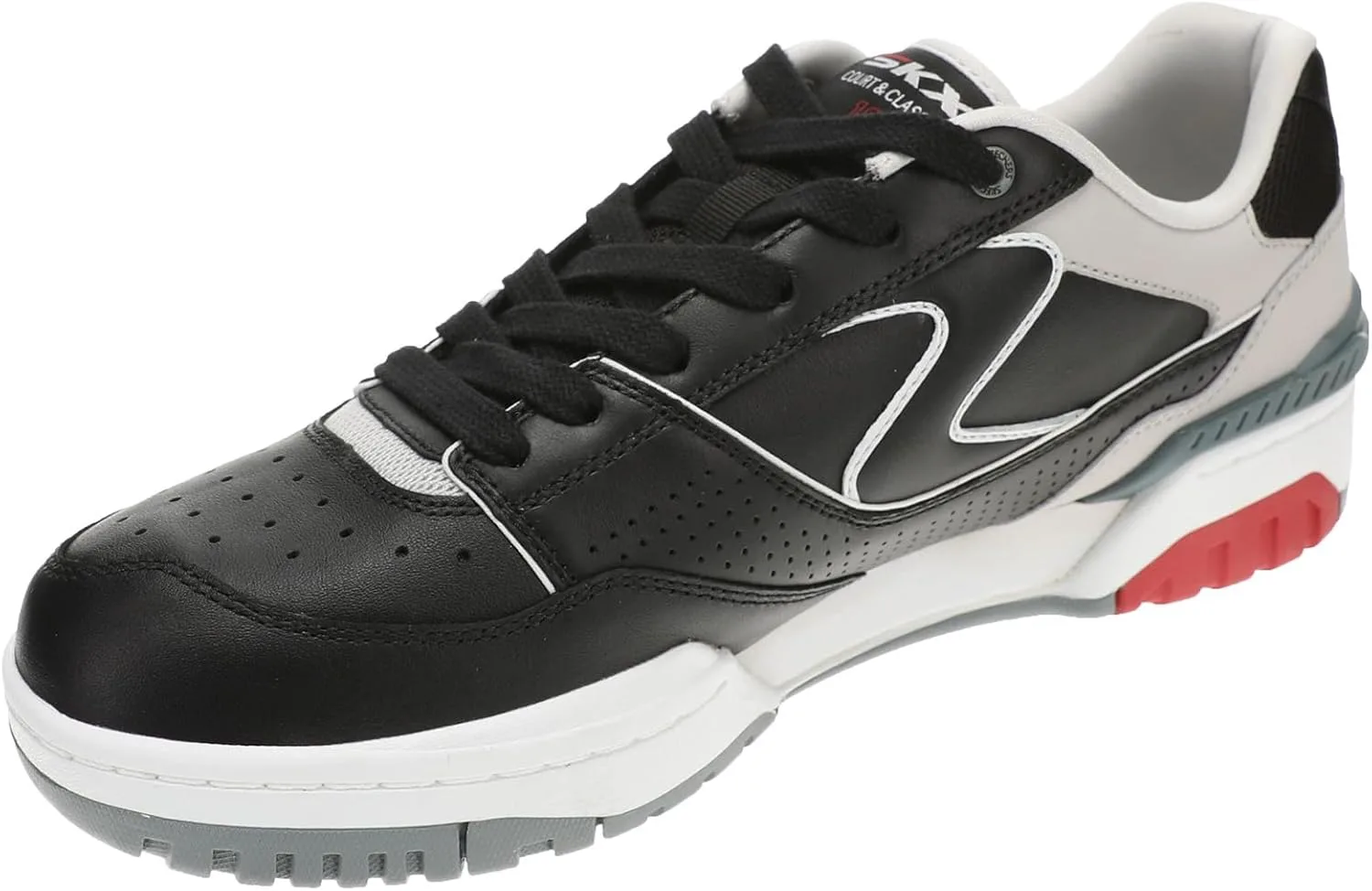 Мужские кроссовки Skechers Court & Classics, размер S-1992, черный/красный — фото 4