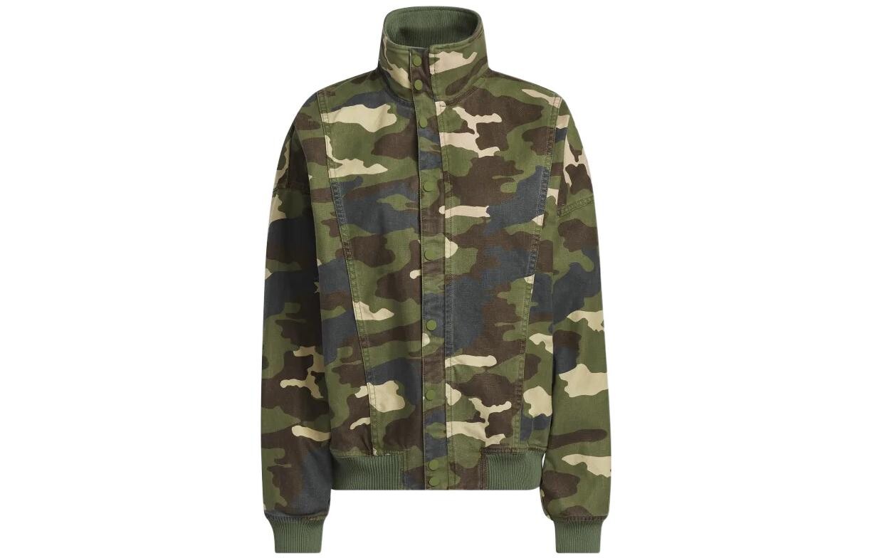 

X Ivy Park Canvas Куртка All Gender AOP Camo Adidas, зеленый