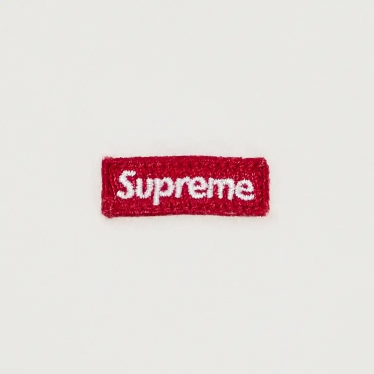 Рубашка Supreme Small Box Shirt 'White Denim' — фото 3