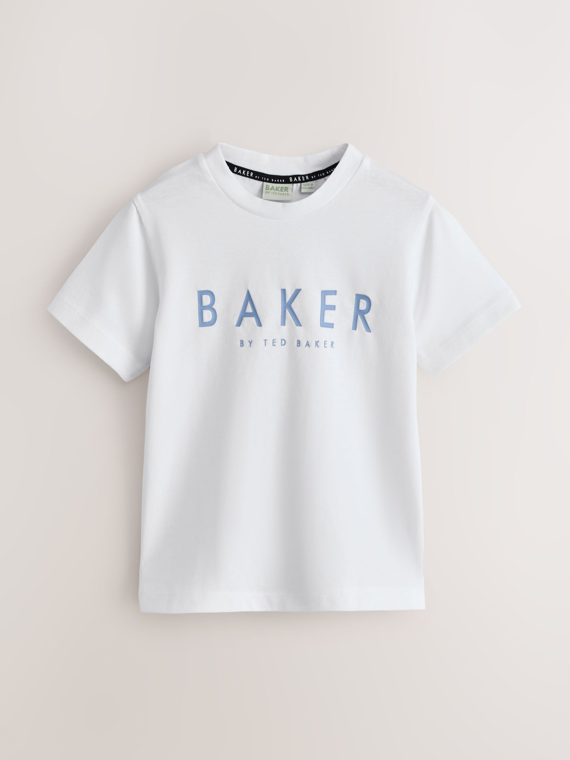 Baker by Ted Baker Рубашка на пуговицах Regular fit в цвете Opal, White — фото 2