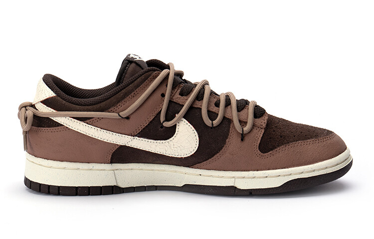 

Кроссовки Nike Dunk Skateboard Shoes Men Low-Top Brown Beige