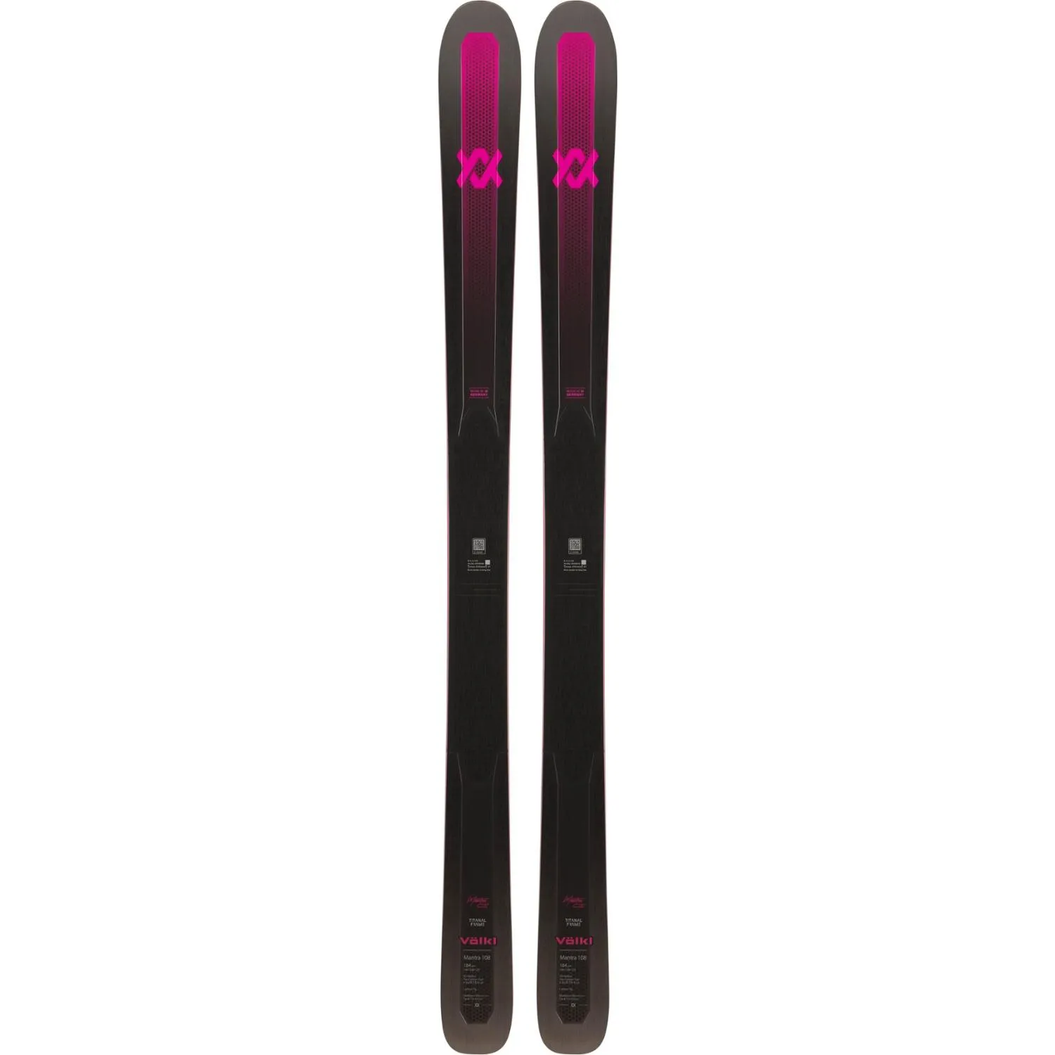 

Мужские лыжи Mantra 108 Volkl, Black/Pink
