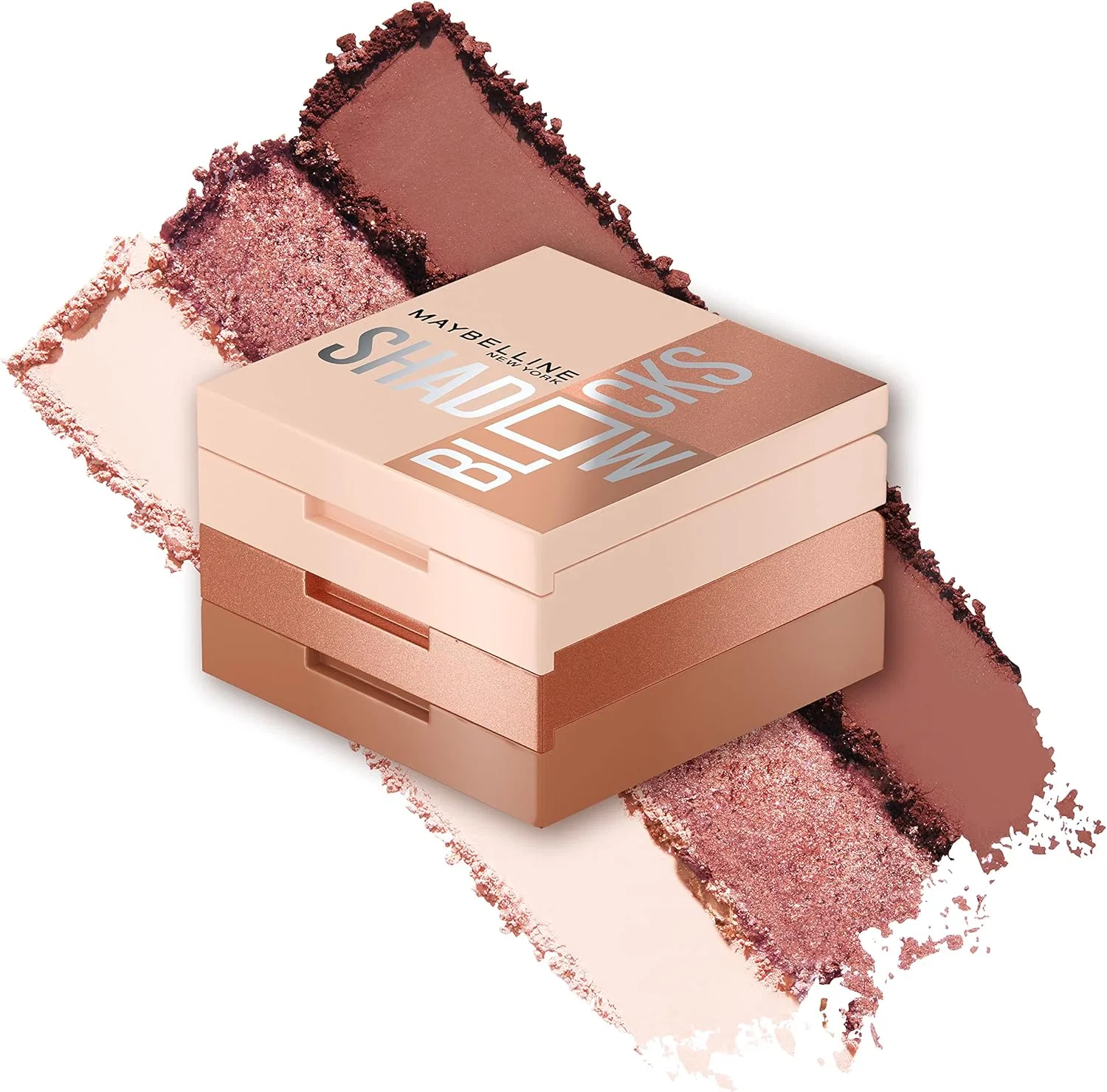 Тени для век Maybelline New York Shadow Block палетка 0.25 унции, 82nd & Park Ave