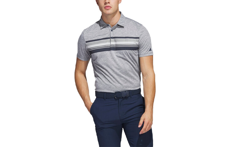 

Мужская рубашка поло Airchill Collegiate Navy Adidas, темно-синий