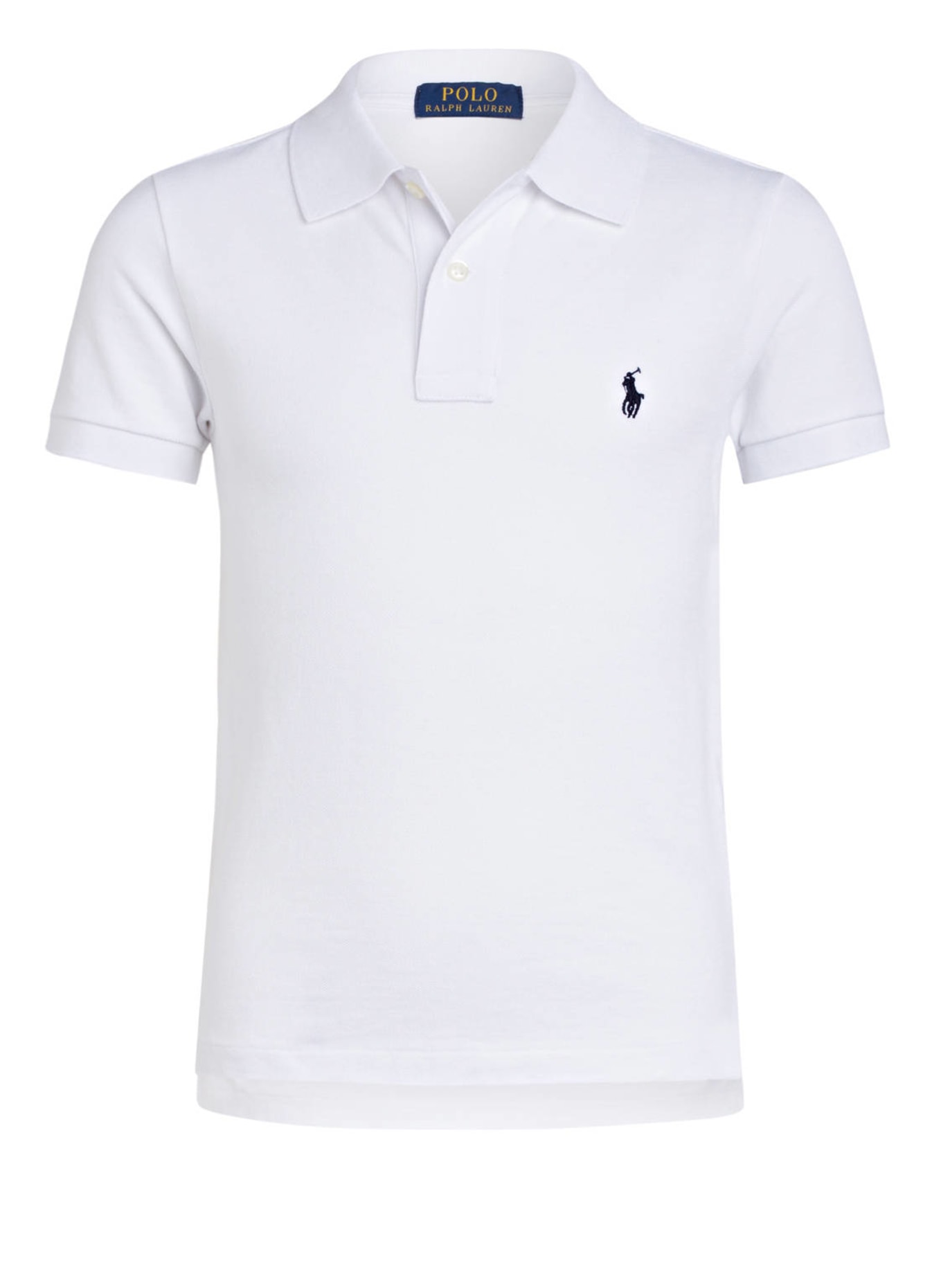 

Рубашка-Поло из пике облегающего кроя Polo Ralph Lauren, белый