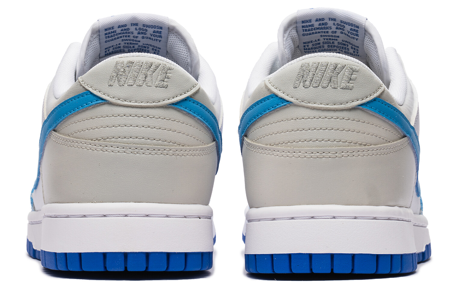 

Кроссовки Nike Dunk Skateboarding Shoes Women's Low-top Blue, белый
