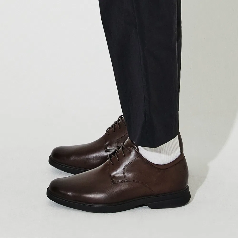Мужские тёмно-коричневые дерби Charlesroad Plain Toe от Rockport — фото 2