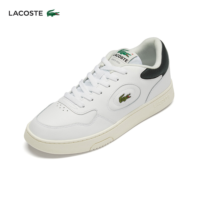 

Кеды мужские Lacoste из крокодиловой кожи, белый / темно - зеленый