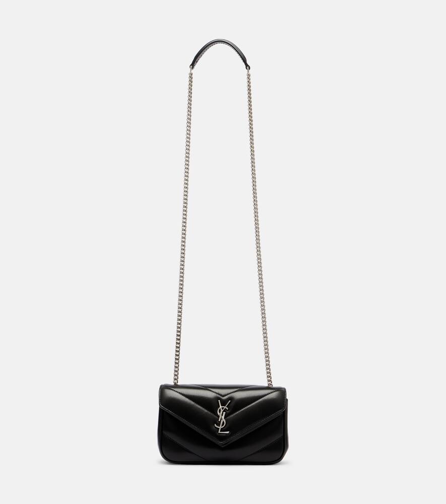 

Кожаный кросс-боди Lou Lou Mini Saint Laurent, Black