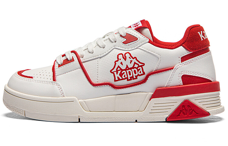 

Кроссовки Kappa Skateboarding Shoes Unisex Low-top White, красный