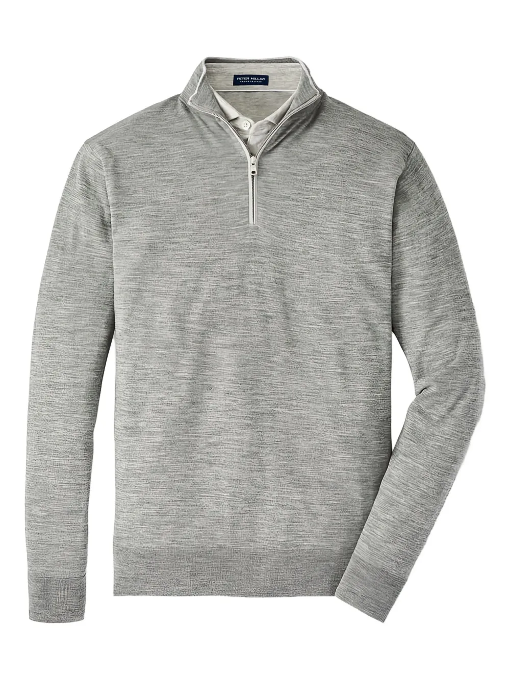 

Свитер с полумолнией Peter Millar, серый