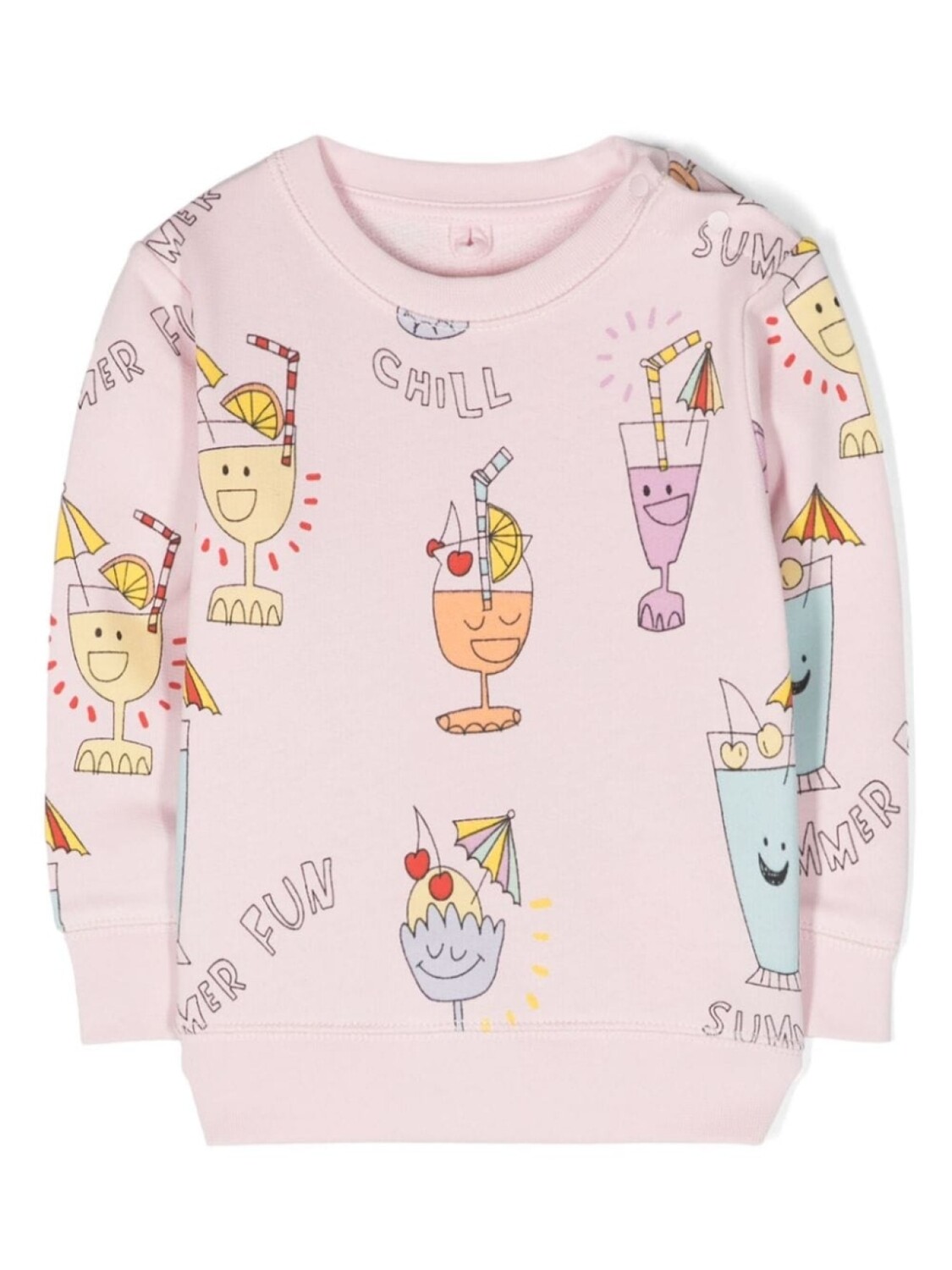 

Stella McCartney Kids толстовка Summer Cocktail, розовый