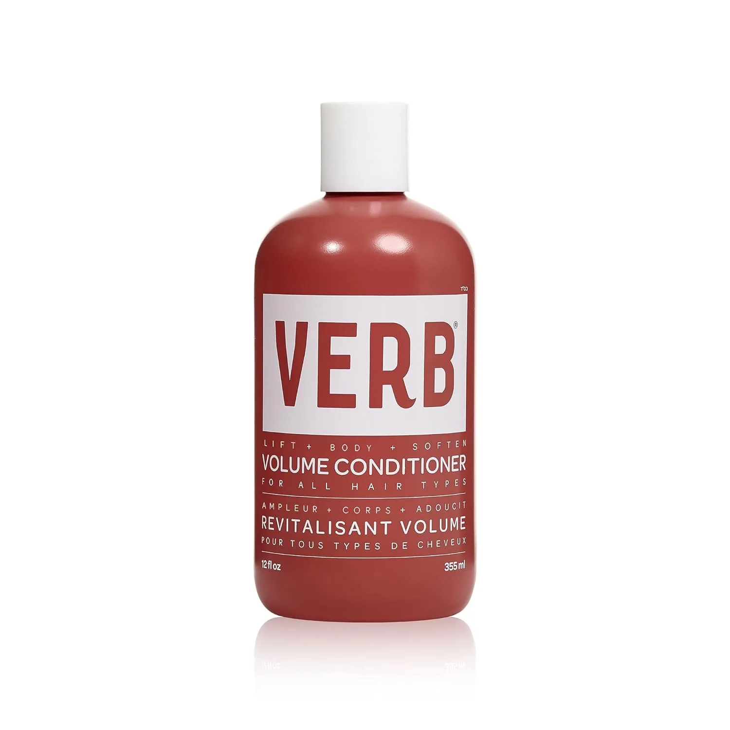 Кондиционер для придания объема VERB Volume Conditioner - смягчает, распутывает и приподнимает тонкие волосы - не содержит сульфатов, парабенов и глютена. 355 мл (.), black