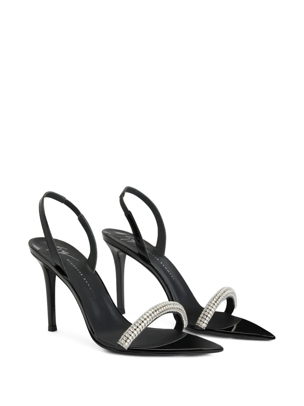 Босоножки Intriigo Galassia 90 Giuseppe Zanotti, черный — фото 2