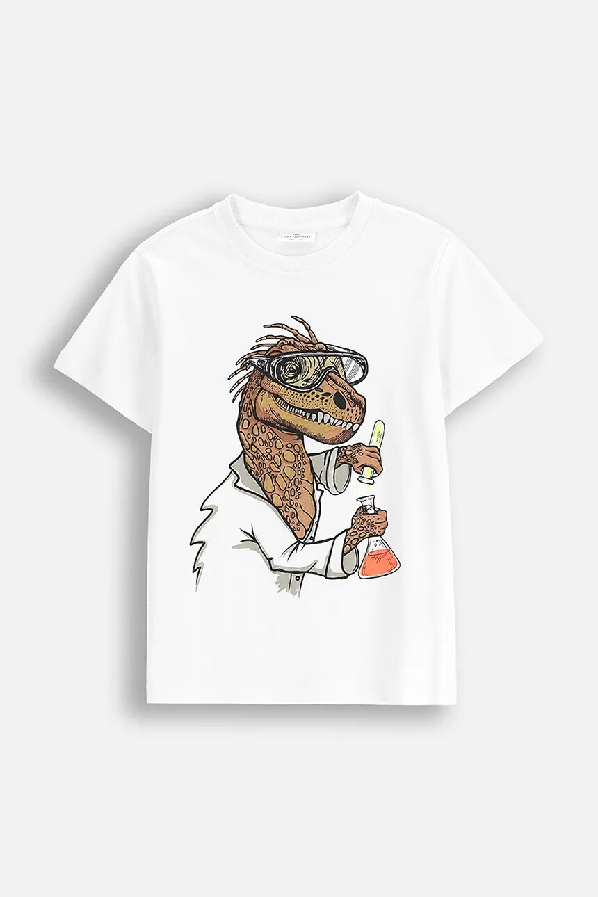 

Футболка из хлопка для детей Coccodrillo, белый