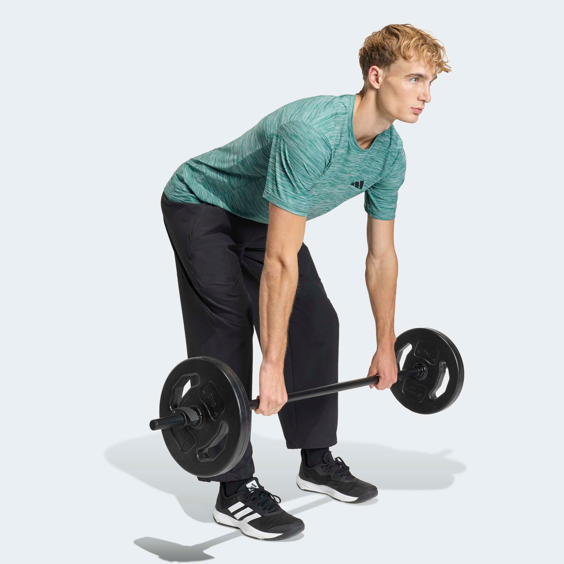 Adidas Performance Футболка в изумрудном цвете — фото 4