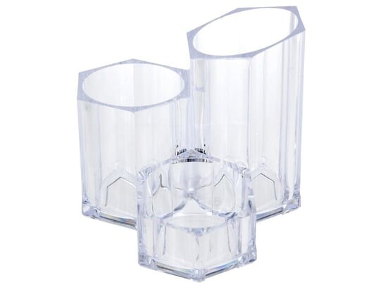 

Органайзер для косметики ELEGANZA, 3 отделения, 14x14x12 см. , бесцветный