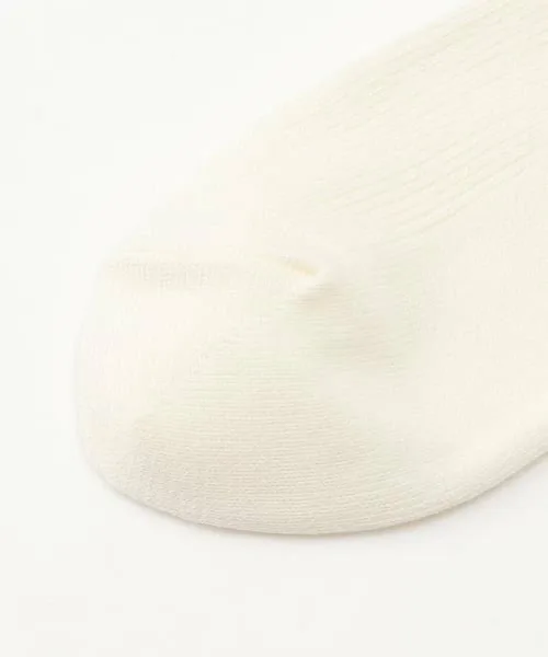 Тонкие ребристые гольфы до колен Pom ponette junior, Off white — фото 3