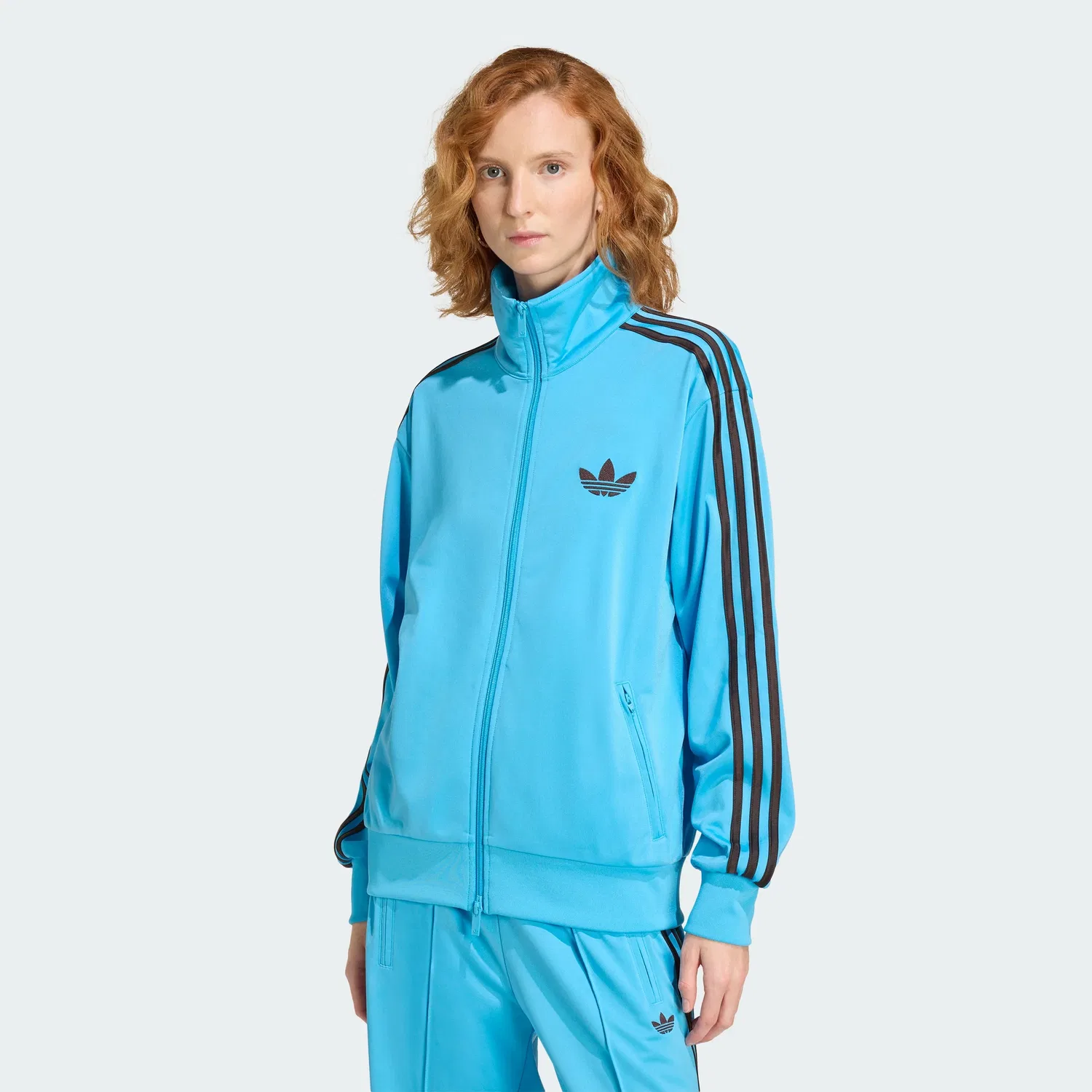 Женская спортивная футболка adidas Firebird свободного кроя, App Sky Rush