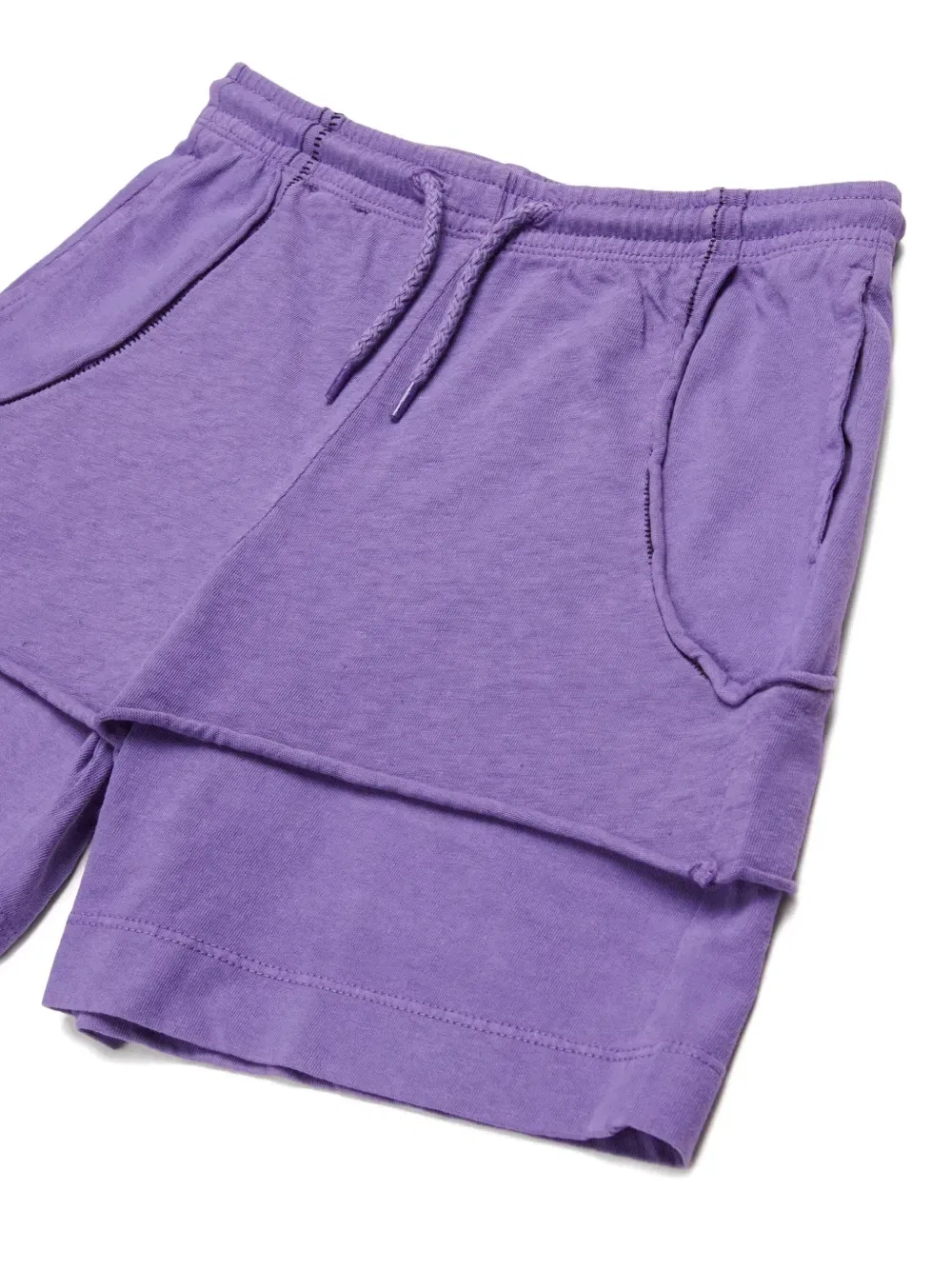 Шорты с кулиской и логотипом Myar Kids, фиолетовый — фото 3