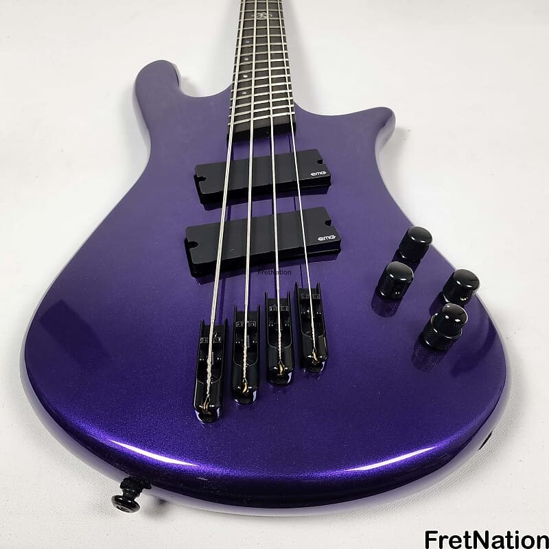 

Басс гитара Spector NSDM4PL NS Dimensions 4-String Fanned Fret Mutli-Scale Bass Plum Crazy 8.80lbs W231279